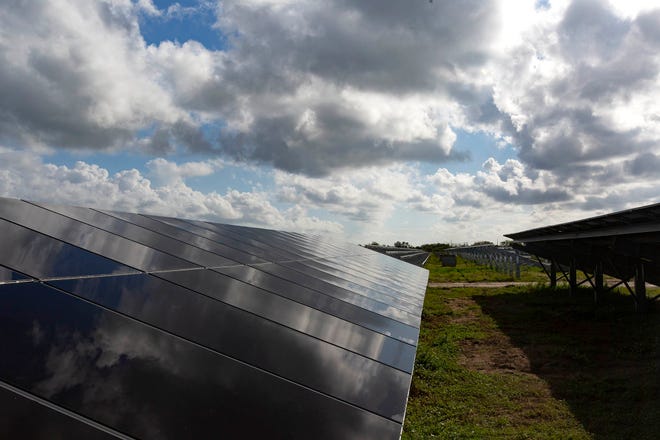 FPL's Hibiscus Solar Energy Center that sits on 400 acres of land in Palm Beach County.