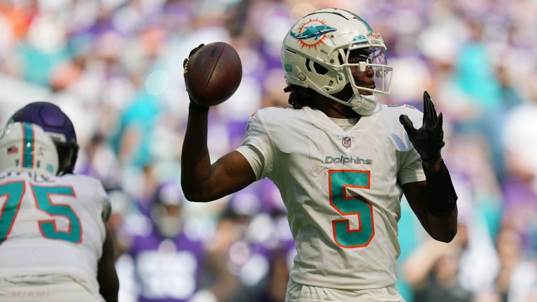 Teddy Bridgewater finally gets opportunity to start — and finish — a game for Dolphins