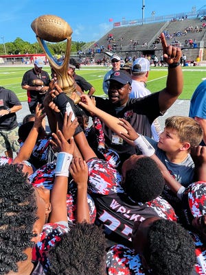 Vero Beach Foundation's 8U football team finished as the AAU runner-up this past Sunday in Lakeland and the team for the season finished with a record of 21-2.