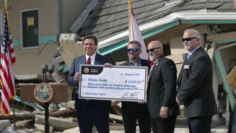 DeSantis announces $100 million in hurricane erosion help. Here’s how much Volusia County got