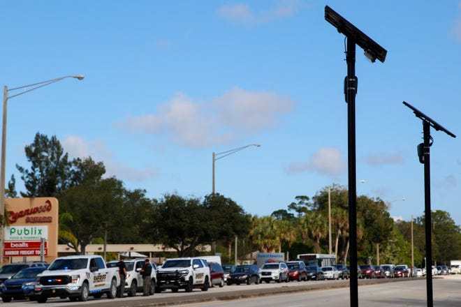 License plate reader systems are seen near the intersection of State Road 60 and 58th Avenue on Tuesday, Nov. 1, 2022, in Vero Beach.