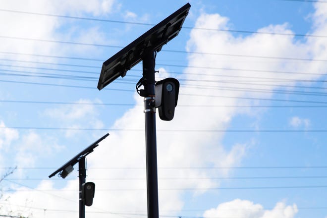 License plate reader systems are seen near the intersection of State Road 60 and 58th Avenue on Tuesday, Nov. 1, 2022, in Vero Beach.