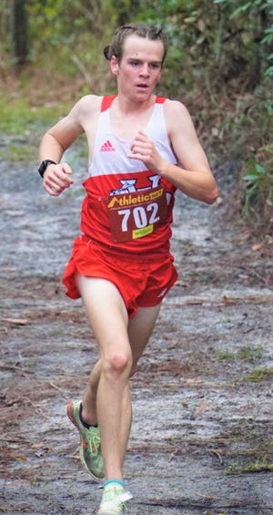 Vero Beach sophomore Kenan Willard won the boys' race at the Treasure Lake Conference Championship with a time of 16:24.71 on Saturday, Oct. 15, 2022.