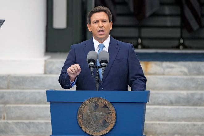 Former President Donald Trump's public berating of Florida Gov. Ron DeSantis backfired last fall and the two men never mention each other's names when speaking publicly.