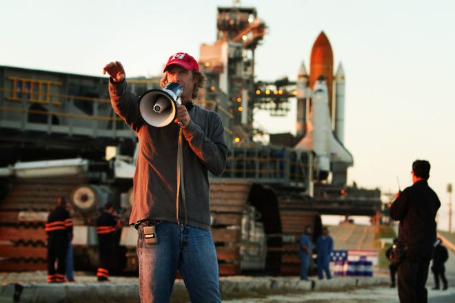 Director Michael Bay films "Transformers: Dark of the Moon," which was released in 2011. Many of the scenes were shot at Kennedy Space Center and other Brevard County locations.