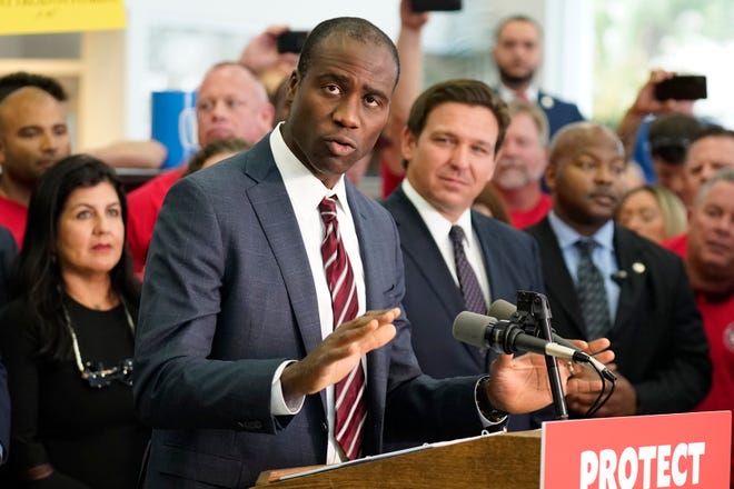 Florida Surgeon General Dr. Joseph Ladapo is emerging as a key player in Gov. Ron DeSantis' courting of Republican voters skeptical or opposed to COVID-19 vaccines.
