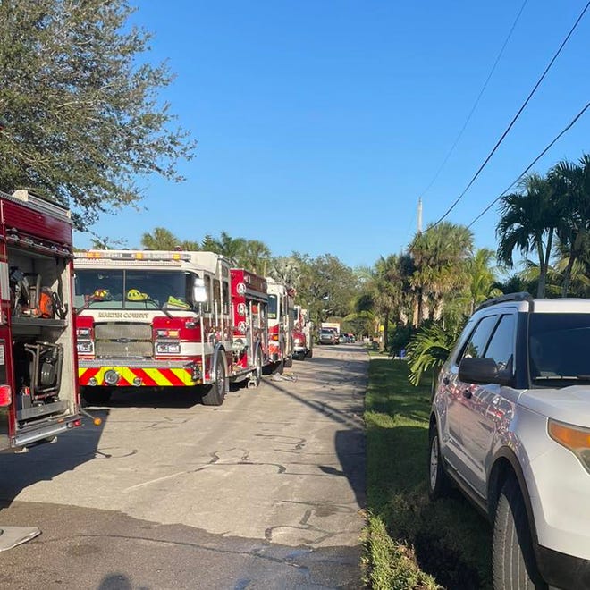 Martin County Fire Rescue responded to a house fire near Salerno Road on Friday afternoon.