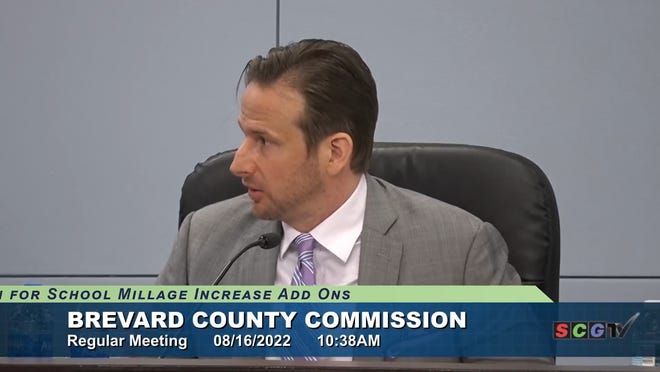 Brevard County Commissioner John Tobia, pictured here in August 2022, wants more vetting of those appointed to committees that advise the commission.