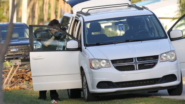 A van reported stolen found with wheelchair-bound man inside