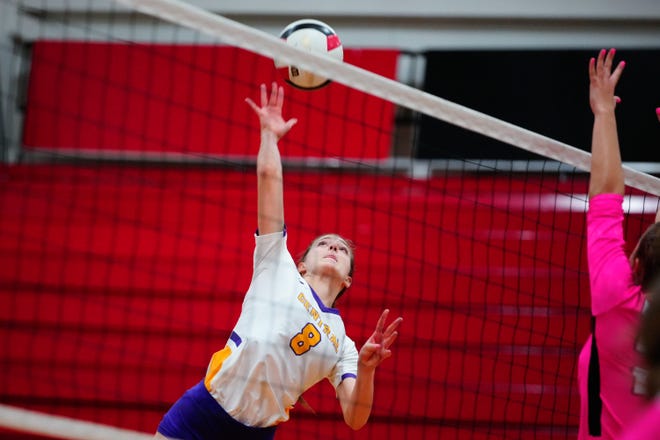 South Fork hosts Fort Pierce Central in a high school volleyball match on Wednesday, Aug. 24, 2022 at South Fork High School in Martin County. Fort Pierce Central won in 5 sets.