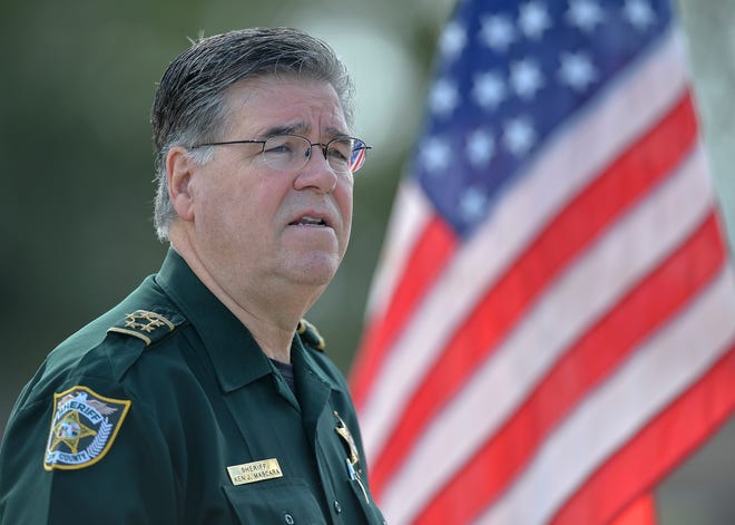 "They say heroes die two different ways -- when they're killed in the line of duty and when they're forgotten, so we definitely don't want to forget him," said St. Lucie County Sheriff Ken Mascara, while visiting the scene of the shooting almost 10 years later.