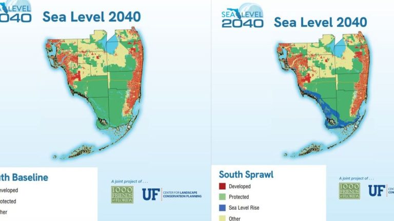 Development, sea level rise means loss of valuable land in Florida and retreat from the coast