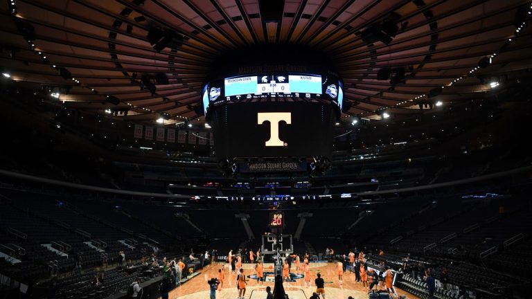Tennessee basketball, FAU practice in Madison Square Garden for Sweet 16 in March Madness