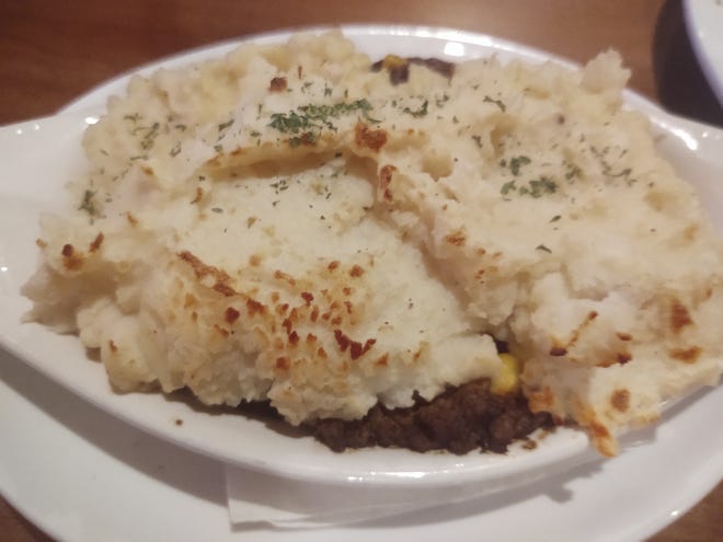 Sean Ryan Pub's shepherd’s pie is a traditional Irish/English comfort food.