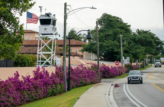 Donald Trump's Mar-a-Lago residence in Palm Beach, Florida on March 20, 2023.