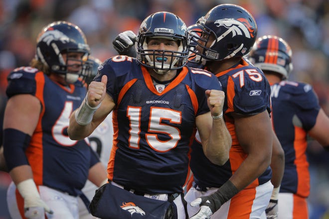 Tim Tebow had a magical 2011 season with the Broncos.