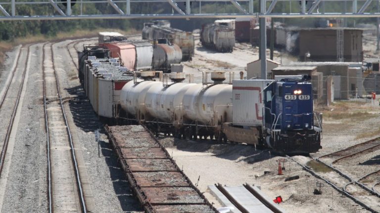 What is in the tanker rail cars that travel through the Treasure Coast?