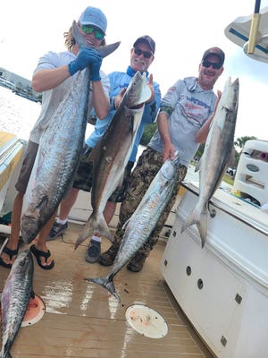 Kings & cobes: Salty Daze fishing out of St. Lucie Inlet landed kingfish, cobia, barracuda and jacks while fishing March 11, 2023.