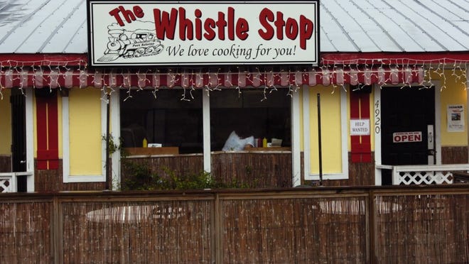 The Whistle Stop Depot, 4920 S.E. Dixie Highway in Port Salerno. (ERIC HASERT/TREASURE COAST NEWSPAPERS)
