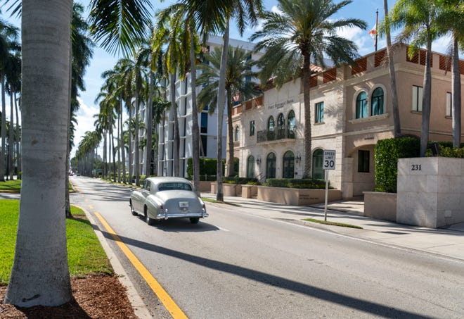 The First Republic Bank building in Palm Beach, Florida on April 5, 2023.