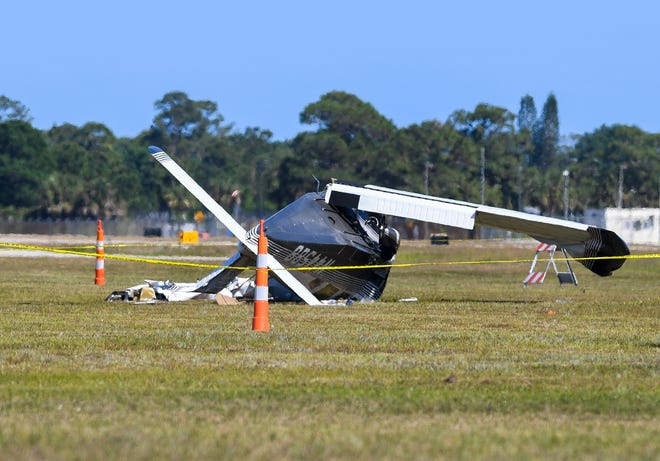 A Piper Saratoga crashed at about 2:42 p.m. on Friday, April 7, 2023, in Sebastian.