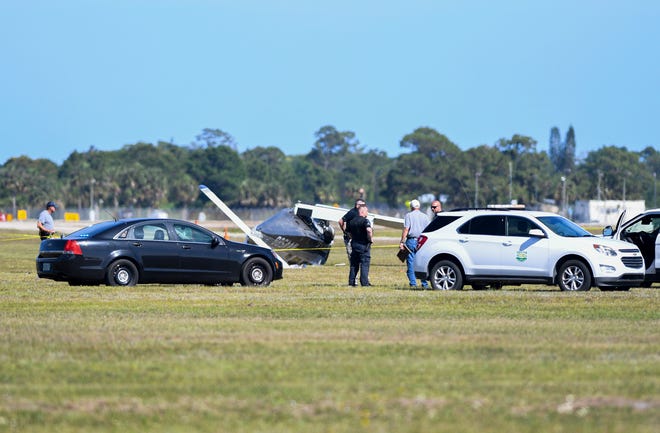 A Piper Saratoga crashed at about 2:42 p.m. on Friday, April 7, 2023, in Sebastian.