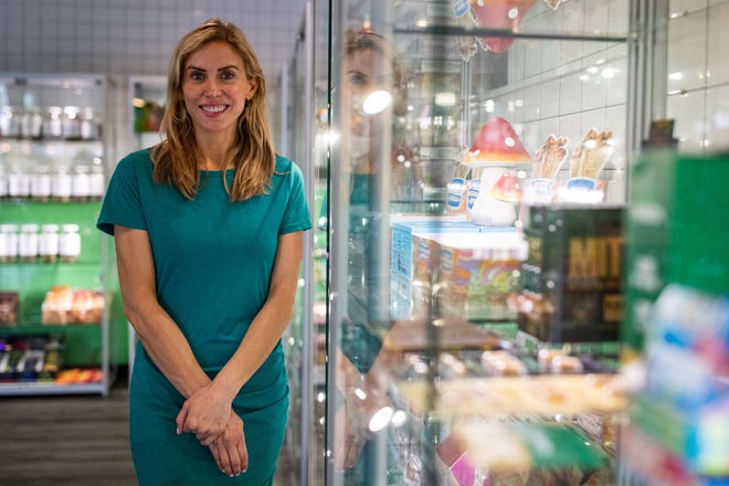 Ashley Guy, owner of Tallulah, a mushrooms, CBD and THC store